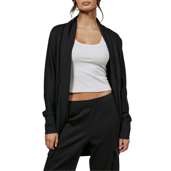 7 Diamonds Rev Throw over Cardigan Women’s Size XS Black Onyx - Picture 2 of 5